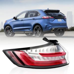 LED Tail Light Assembly with DRL Compatible With 2019-2023 Ford Edge ST/ST-Line/Titanium High-end Version Replace KT4Z13405C FO2804126 Left Driver Side
