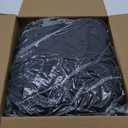 2PCS Linen Front Seat Covers for Cars Sideless Seat Covers Breathable Cloth Fabric Car Seat Protector Universal Fit Most Automotive, SUV, Trucks, Van(Black)