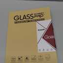 Esanik [2+2 Pack Like Paper Glass Screen Protector for iPad Pro 11 Inch M5/M4 (2025/2024) with Camera Lens Protector & Alignment Frame, 9H Tempered Glass PAPERed Film for Drawing Writing