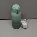 Momcozy Portable Milk Warmer for Travel  Dual Heating Modes for Breast Milk & Water, Portable Bottle Warmer with Fast Heating & Long Battery Life, 17 Ounces Large Capacity to Meet Your All-Day Needs (Green)