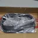 3.6QT Oval Enameled Cast Iron Dutch Oven, Sourdough Bread Baking Pan with Lid (Red)