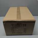 6-Light Farmhouse Black Chandelier 23.6 Inch - Rustic Industrial Iron Candle Hanging with Clear Glass Shades - Dining Room Lighting Fixture for Hallway, Living Room, Foyer, Bedroom,Kitchen Island