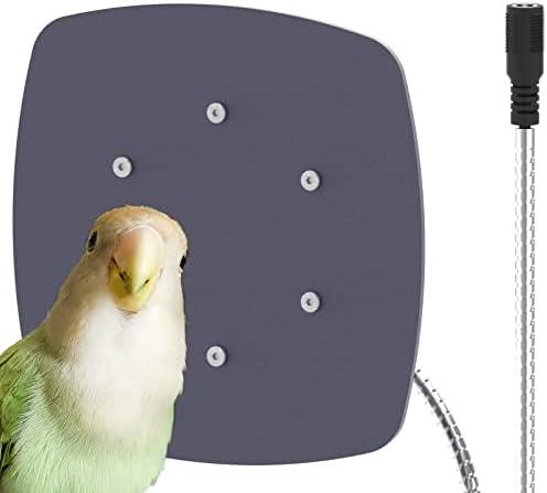 Ogioxam Bird Heater, Thermostatical Bird Warmer for Parakeets, IP67 Waterproof Bird Accessories and Supplies, 12V