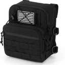 Waterproof Motorcycle Handlebar Bag, Universal Storage Bag Tool Pouch Fit For Harley Dyna Street Bob FXBB Softail Sportster, Tool Pouch Trunk Storage Bag, Black