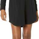 Amazon Essentials Womens Maternity Nursing Nightdress (X-Small, Black)