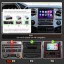 [4+64G] Android 13 Car Stereo with Wireless Carplay & Android Auto for Ford F150 F250 F350 E-250 E-350 Escape Focus Touchscreen Radio Upgrade with AHD Camera,GPS Navigation,SWC,WiFi,FM,Bluetooth