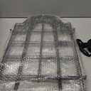 Tall Garden Fence Animal Barrier Fence with Gate, 17 in(H) x 13 in(W) 10 Panels Total 8.7 Ft Dog Fences Temporary Borders with 8 Pads Portable Ropes for Anti Dog Defense Fences Outdoor