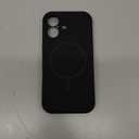 Miracase Magnetic for iPhone 17 Case, Compatible with MagSafe, Integrated Silicone Camera Control Cover, 3.0mm Thicken Shockproof Drop Protection Phone Case for 17, Black