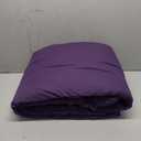 Ubauba 3pc Purple Comforter Set Queen Size with Pillow Cases, Pintuck 3 Piece Bedding Comforters Bed in a Bag for All Season, Pinched Pleat Bed Set with Comforter (Purple,Queen)