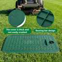 EBaokuup 12 x 17 Inch Irrigation Valve Box Cover, Rectangular Sprinkler Valve Lids with Plug, Sprinkler Valve Cover Replacement for Outdoor Irrigation Watering Equipment, Only Covers, Box Not Included