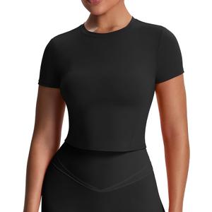 Aoxjox Women's T-shirts Black S