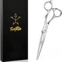 Professional Sharp Barber Hair Cutting Scissors Hairdresser Shears For Hair 6.3 Inch Haircut Scissor Made Of Advanced Stainless Steel Alloy For Hairdressing Salon and Home Use