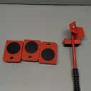 5 Packs Furniture Lifter Tool Set - Heavy Furniture Movers Sliders with 4 Wheels for Easy and Safe Moving, 360 Degree Rotatable Pads, Suitable for Sofas and Refrigerators, Up to 200kg/440 lb