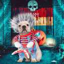 Deadly Dog Halloween Costumes for Small Medium Large Dogs, Cat Puppies, Funny Dog Costume Cosplay Clothes Outfit for Party Christmas Events Photo Props Halloween Decorations