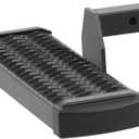 CURT 32002 Grip Step with 6" Drop fits 2" x 2" Receiver Tube | Provides 26" Hitch Mounted Step | Expanded Metal Treads for Maximum Traction | 7" Wide Stepping Surface | Corrosion Resistant