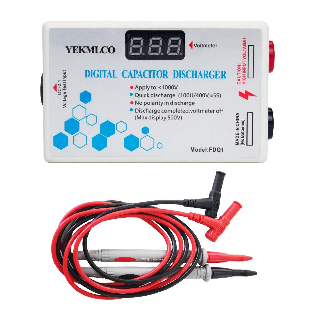 Digital Capacitor Discharger Quick Discharge Voltage Tester Protection Electrician Voltage Discharging Tool for Electronic