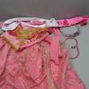 Girls Princess Costume Dresses Pink Princess Dress Up Clothes with Accessories for Halloween Cosplay Carnival Party (7)