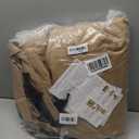 ULTCOVER Square Patio Heavy Duty Table Cover - 600D Tough Canvas Waterproof Outdoor Dining Table and Chairs General Purpose Furniture Cover Size 62 inch (Brown)