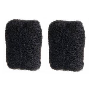 BESHINNAAUL Afro Kinky Bulk Human Hair,2 Bundles/Package,50 Grams/1.76 Oz Each Bundle,Natural Black #1B Ideal for Dreadlocks Extension,Twists and Braids #1B,12inch