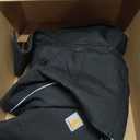 Carhartt Firm Duck Dog Chore Coat, Insulated Weather Resistant Jacket for Cold and Windy Conditions, Black, X-Large