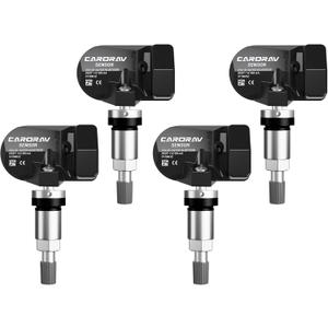 TPMS Sensor Ford, 315MHZ Tire Pressure Monitoring System Sensor Compatible for Ford F150 F250 F350 Mustang Focus Fusion, Lincoln MKS MKZ Replaces DE8T-1A180-AA 9L3Z-1A180-AF 4-Pack
