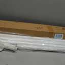 Tension Curtain Rod 51-166 Inch(4.25-13.83Ft), Extra Long Outdoor Tension Rod for Patio Window, No Drill Dual-End Adjustable Spring Shower Rod, Rust Proof Easy to Install, Rod Diameter 1.26In, White