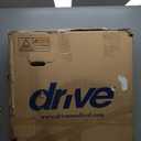 Drive Medical Blue Streak Lightweight Wheelchair - Portable Folding Mobility Aid - Swing-Away Footrests - Desk Arms - Durable Steel Frame - Easy Transport & Storage - 16-Inch Seat