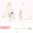 Birthday Gifts for 4 5 6 7 8 9 10 11 12 13 Year Old Girls, Graduation Gifts for Teens Kids Daughter Sister Her, Small Crossbody Sling Bag Cute Trendy Stuff | Cream, E