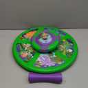 Flooyes Dinosaur Sit and Spin Toys for Toddlers Boys 1 2 3 Years Old, Birthday Gift for Boys Age 2-4 with LED Lights and Music, 360 Spin (Multicolour)