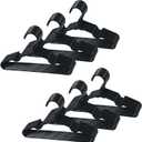 60 pcs Black Baby Nursery Closet Hangers,Non-Slip Laundry Infant Pant Hanger for Newborn Clothes,Ultra-Thin Child Coat Hanger for Girl Boy Toddler Kids