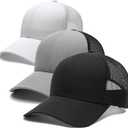 FURTALK Mens Trucker Hat Structured Mesh Baseball Cap Adjustable Classic Mens Hat