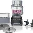 Ninja NF705BRN Professional XL Food Processor, Storage Box, 1200 Peak-Watts, 4-in-1, Chopping, Slicing/Shredding, Purees, Dough, 12-Cup Processor Bowl, 2 Blades & 2 Discs, Feed Chute/Pusher, Black