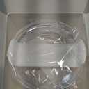 40 OZ Tumbler Lid Replacement Fit for Stanley Cup, 2 Pack Clear Replacement Lids Fit for Stanley Travel Tumbler, Spill Proof Tumbler Covers for Stanley Cup Accessories (Clear - White)