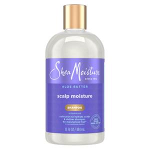 SheaMoisture Scalp Moisture Shampoo Aloe Butter & Vitamin B3 Hair Care with a Boost of Hydration To Hydrate Scalp + Moisturized Hair 13 oz