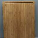 Allsum XL Cutting Board for Kitchen, 20x15" Extra Large, 1" Thick Bamboo Wood Butcher Chopping Block, Cheese Board, Durable Reversible with Juice Grooves and Handles