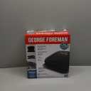 George Foreman 4-Serving Removable Plate Electric Grill and Panini Press, George Tough Non-Stick Coating, Drip Tray Catches Grease, Black