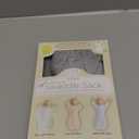 SwaddleDesigns Organic Transitional Swaddle Sack, Arms Up Swaddle with Half-Length Sleeves & Mitten Cuffs, Medium, 3-6 Months, 14-21 lbs, Heathered Gray