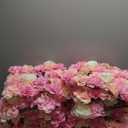 VEVOR 3D Flower Wall Panel, Artificial Floral Wall Background Mesh Backing Mat,Seamless Design&Easy Installation for Wedding Valentines Day Home Baby Party Backdrop Decor,Pink (15*15IN 12P)