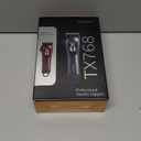 Hair Clippers for Men Professional Clippers for Men Cordless&Corded Barber Clippers for Hair Cutting & Grooming. Rechargeable Hair Trimmer Kit for Household (Red)