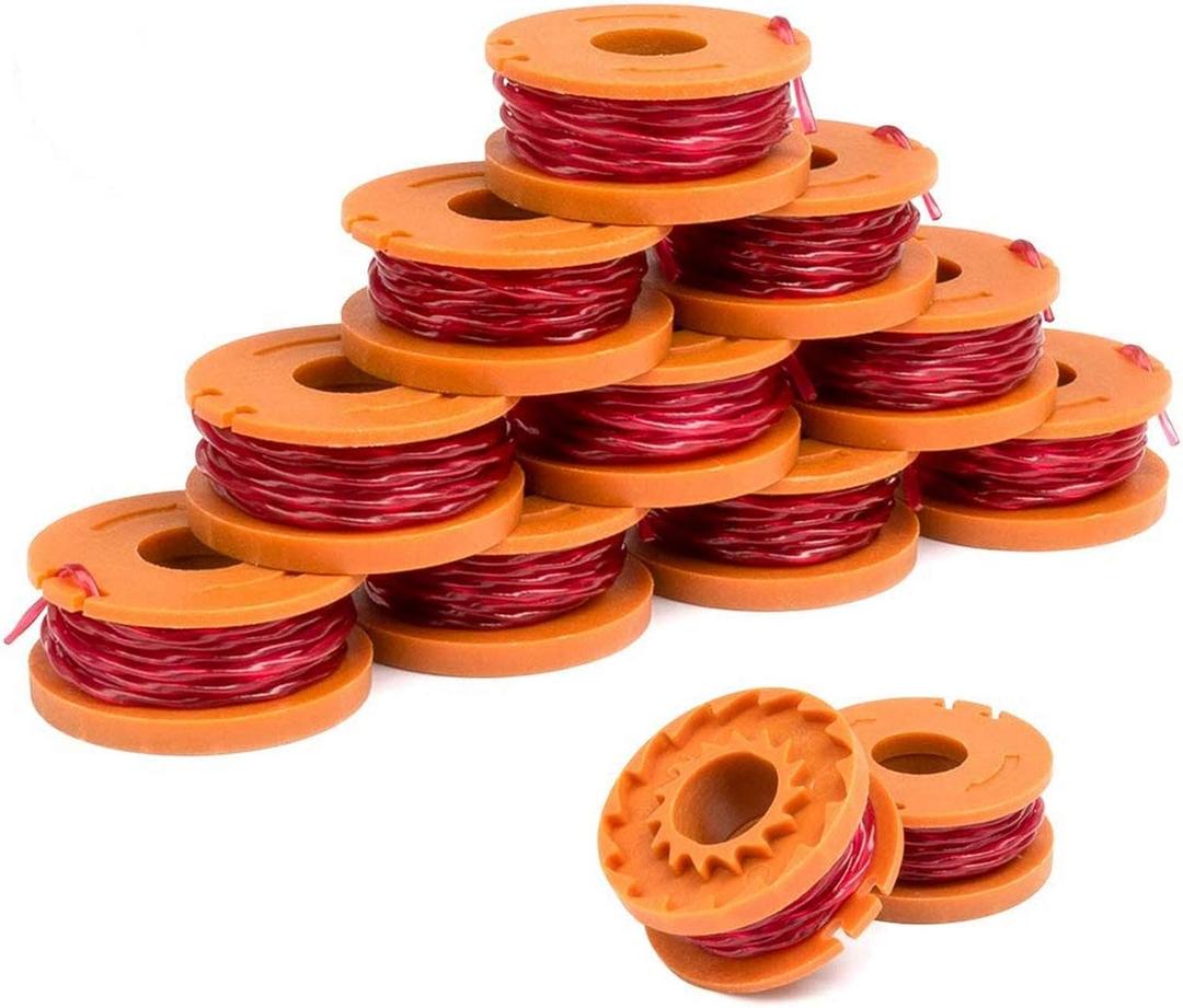 12 Pack WA0010 Weed Eater String Replacement for Worx Select Electric String Trimmers