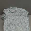 Amazon Basics Lightweight Breathable Brushed Microfiber 4-Piece Bed Sheet Set with 14-Inch Deep Pockets, Wrinkle Resistant, Queen, Aqua Fern, Printed