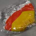 ComfyCamper Dog Candy Corn Neck Collar Costume - XXS Small Medium XL XXL Pumpkin Cosplay Halloween Costumes, M (Yellow)