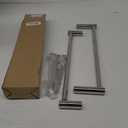 Double Towel Bar, Stainless Steel Adjustable 16 to 28In Double Towel Racks for Bathroom, Double Bath Towel Bar,Applicable to Bathrooms and Kitchens (30X7.09X3.54)