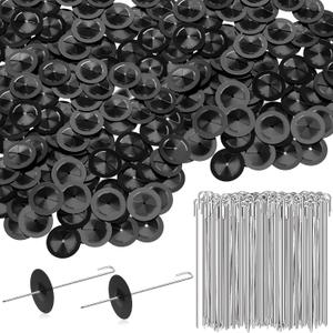 Solar Panel Guard Clips Animal Guard Fastener Animal Roll Kit Stainless Steel Fastener Clips for Solar Panel Bird Wire Pigeon Fence(300 Packs,25 mm)