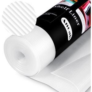 Anoak Shelf Liner - Non-Slip Cabinet Liner, 30 Inch x 10 FT(120 Inch) Durable Waterproof Washable Oil-Proof for Kitchen Cabinet, Shelves, Refrigerator, Storage, Desks, Non Adhesive