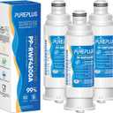 PUREPLUS DA97-17376B Replacement for Samsung HAF-QIN, HAF-QIN/EXP, DA97-08006C, RF23M8070SG, RF23M8070SR, RF23M8090SG, RF23M8090SR, RF23M8570SR, RF23M8590SG,RWF4200A, Refrigerator Water Filter, 3 PACK