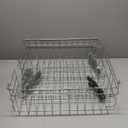 UPGRADED W10728159 Dishwasher Lower Rack for Kitchenaid Dishwasher Rack Replacement, W10728159 W10525646 W10082825 304 Stainless Steel Kenmore Elite Whirlpool Maytag Dishwasher Rack Parts with Wheels