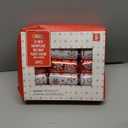 JOYIN 10 Pack Christmas No Snap Party Table Favor with Red & White Snowflake Design, with Party Hat, Joke & Little Gift Inside, for Xmas Gift, Christmas Seasonal Holiday Dinner Traditions