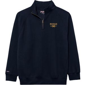 JanSport Unisex Adult NCAA Officially Licensed Rival Long Sleeve Stand-Up Collar Quarter Zip Sweatshirt XL