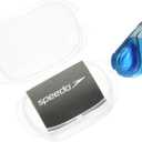 Speedo Unisex Swim Nose Clip Liquid Comfort (One Size, Biofuse Charcoal/Pool)